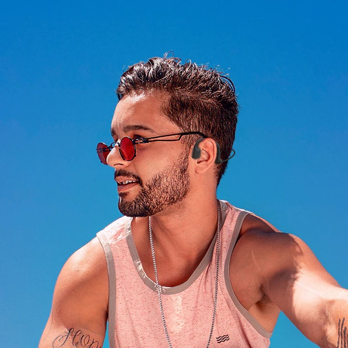 HOCO - Audifonos Deportivos Conduccion Aerea Hoco Es50 Negro