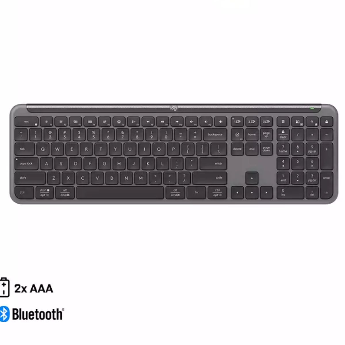 LOGITECH - Teclado Bluetooth LOGITECH SLIM SILENT K950 SP Black