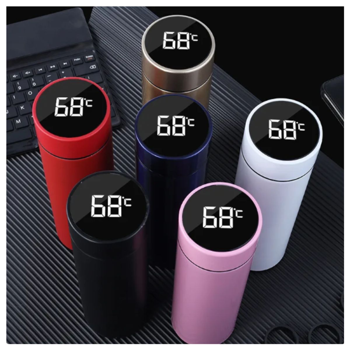 INSPIRA - Termo inteligente digital pantalla táctil 500ml liso