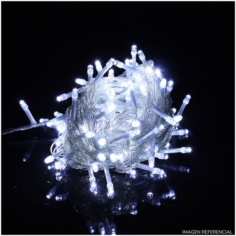 INSPIRA - Tira de 100 Luces LED Navideñas Luces Blancas
