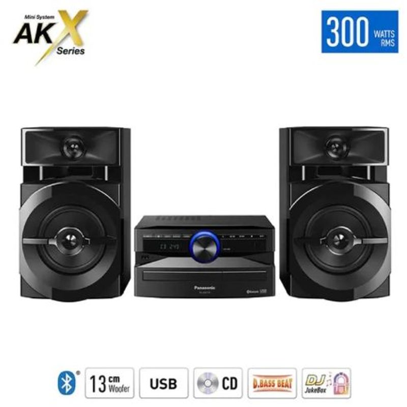 PANASONIC - Minicomponente Panasonic SC-AKX110PSK 300W - Negro