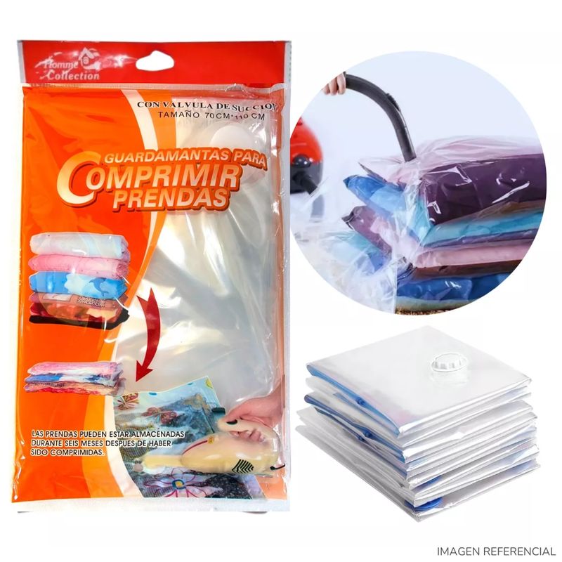 INSPIRA - Bolsas al vacío compresoras de ropa 70x100 cm