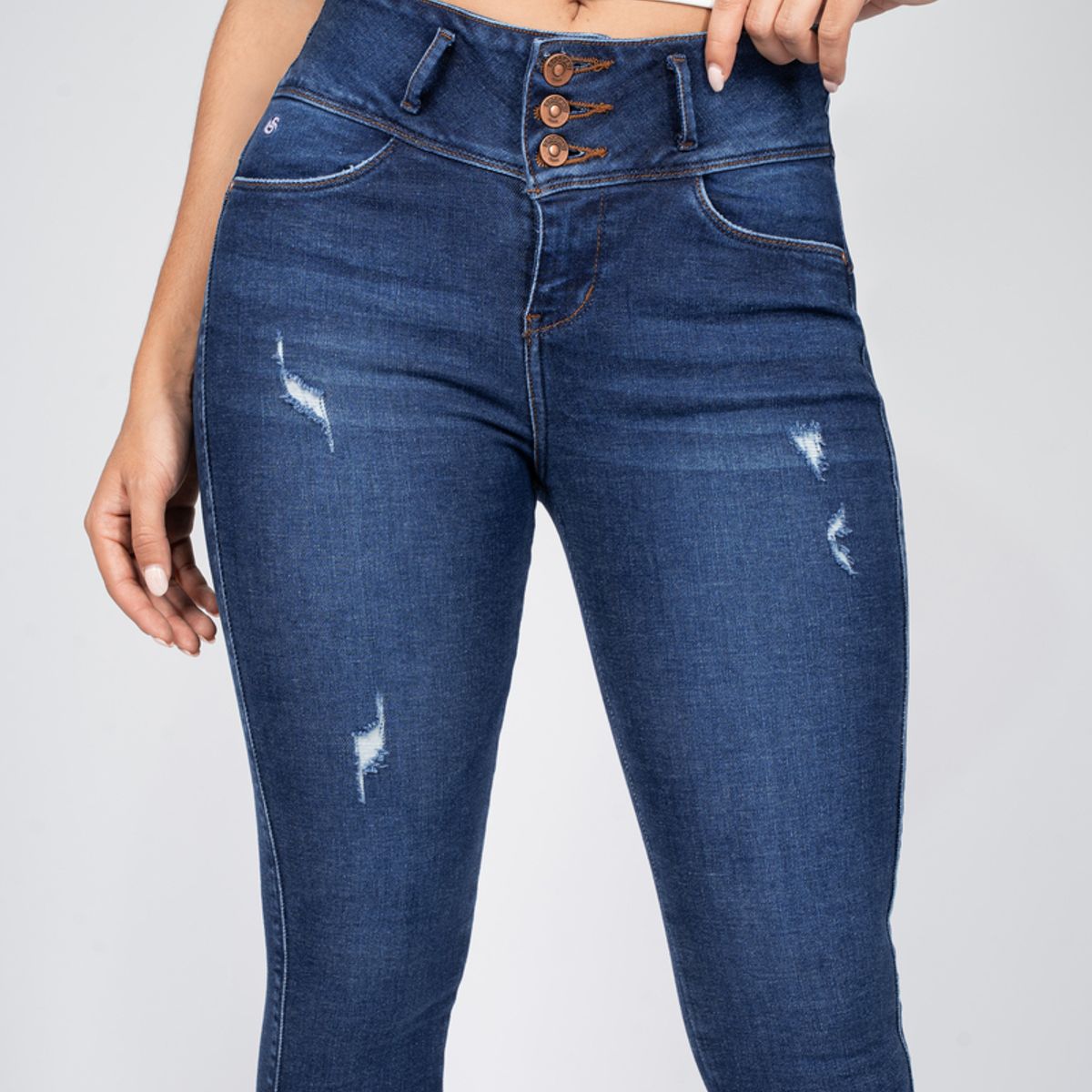 SASSARI - SKINNY CELESTE MARCA SASSARI