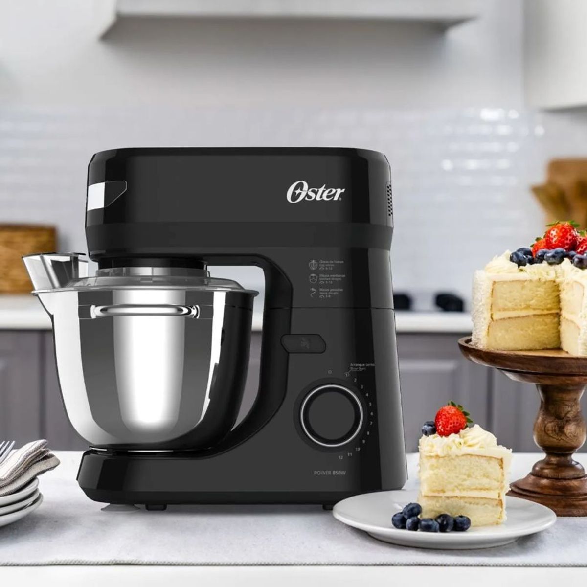 OSTER - Batidora Oster FPSTSMPL2B-053 Manual 4L Negra