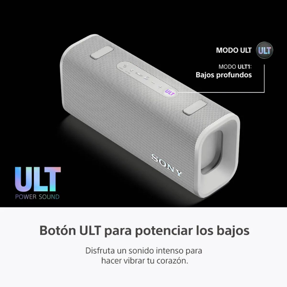SONY - Parlante Bluetooth SONY SRS-ULT30 Portátil ULT FIELD 3 Gris