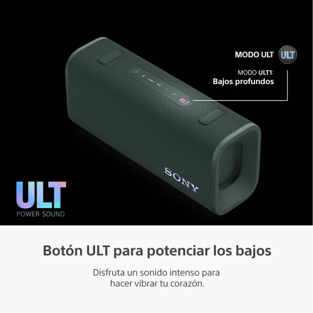 SONY - Parlante Bluetooth SONY SRS-ULT30 Portátil ULT FIELD 3 Verde