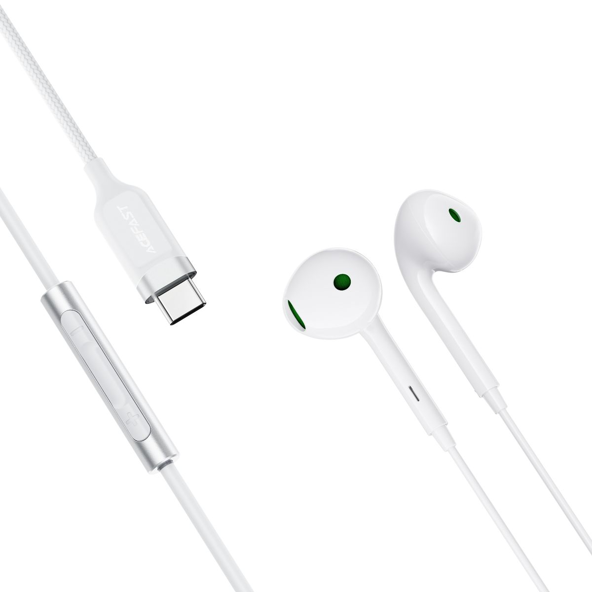 ACEFAST - Auriculares Acefast L7 USB-C Semi-Intraauriculares con Micrófono