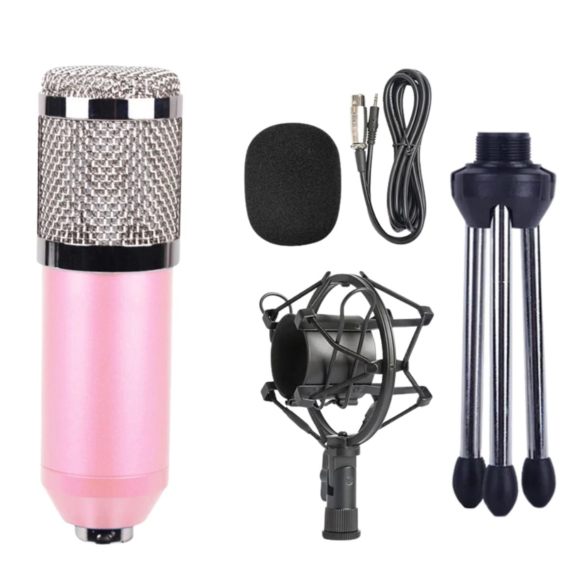 SEISA - Microfono Condensador para Streaming Podcast Live Grabación Estudio