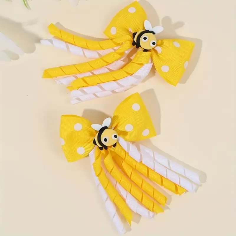 GENERICO - LAZO GANCHO DE CUMPLEAÑOS DE TEMATICA DE ABEJITA CHIQUITITA