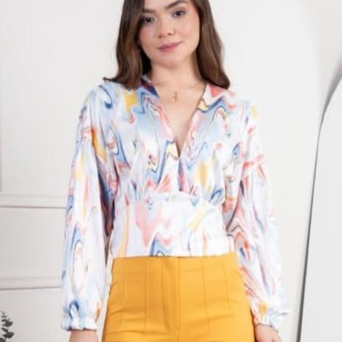 NANCY'S COLLECTION - Blusa Manga Larga Mujer Nancys Collection