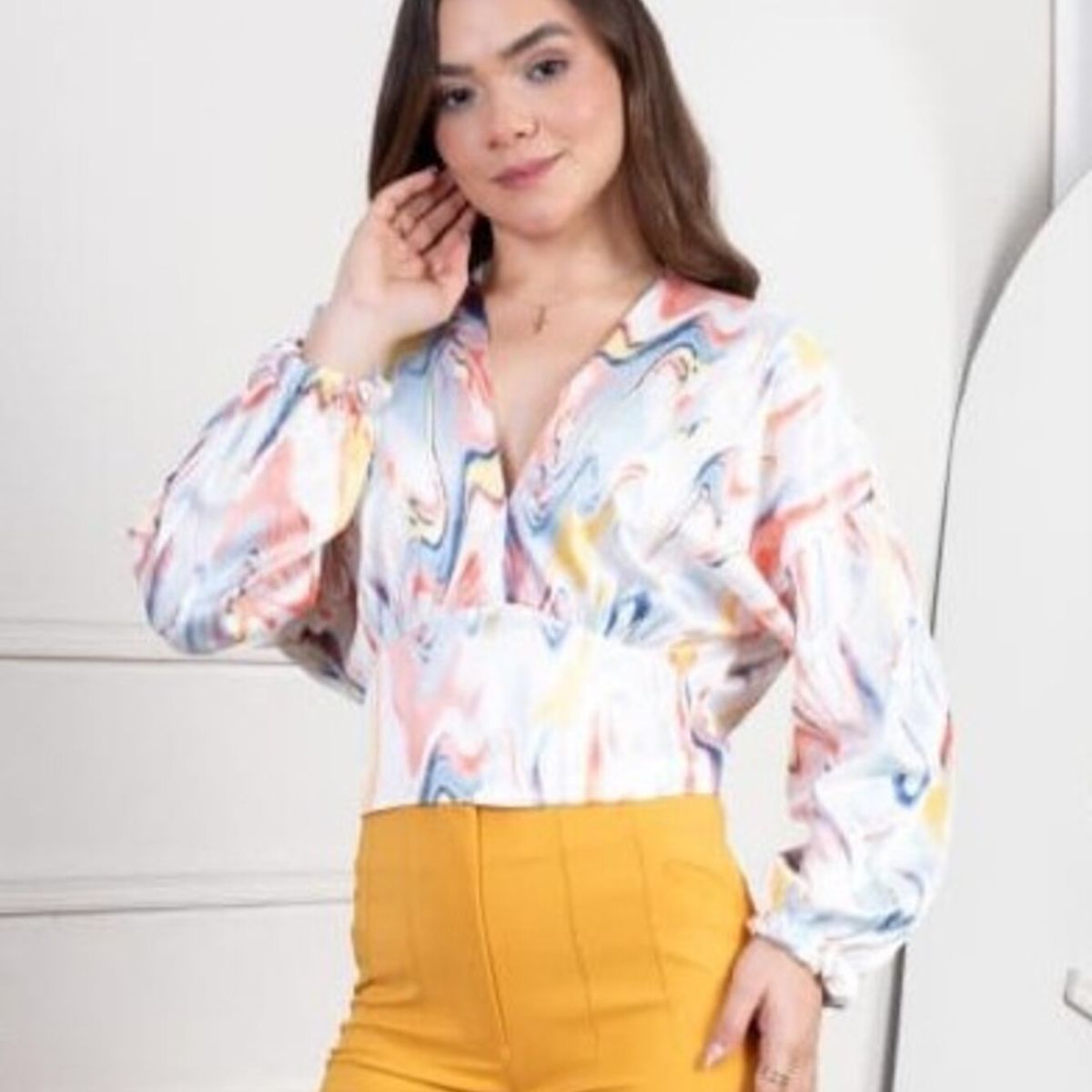 NANCY'S COLLECTION - Blusa Manga Larga Mujer Nancys Collection