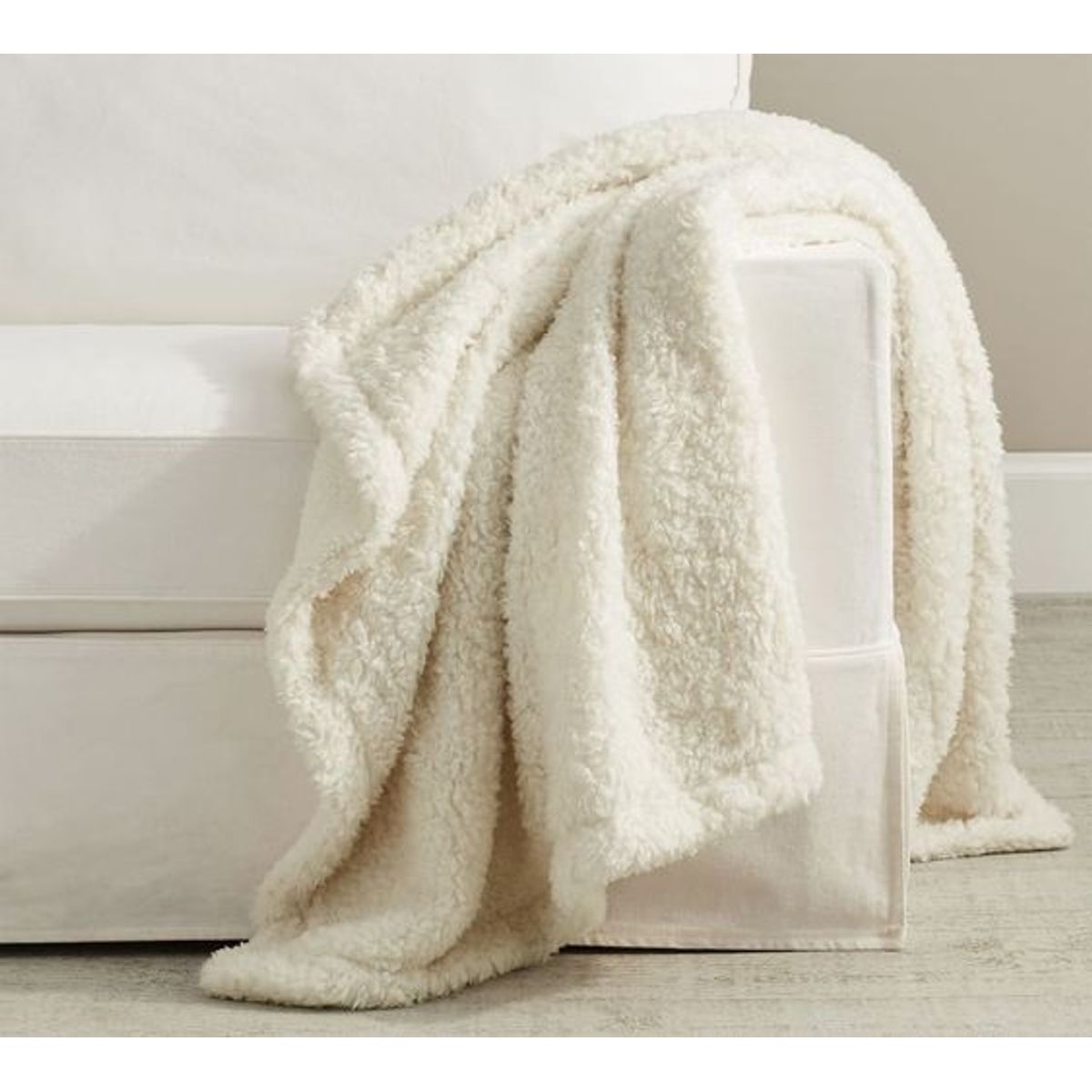 GENERICO - Manta big teddy blanco 170X200