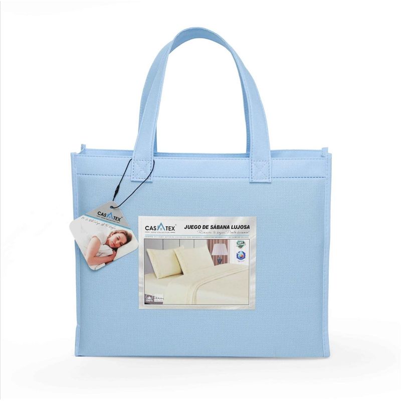 CASATEX - Juego De Sábanas 100% algodón 3000 Hilos 2 Plazas