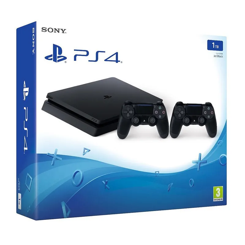 SONY - CONSOLA PS4 PRO 4K REAL  HDR SONY 1 TB con 2 mandos ORIGINALES