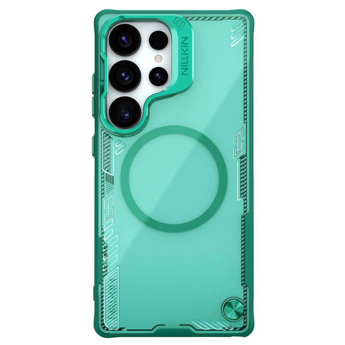 NILLKIN - Funda Nillkin Iceblade CamProp Lens Green - Galaxy S25 Ultra MagSafe