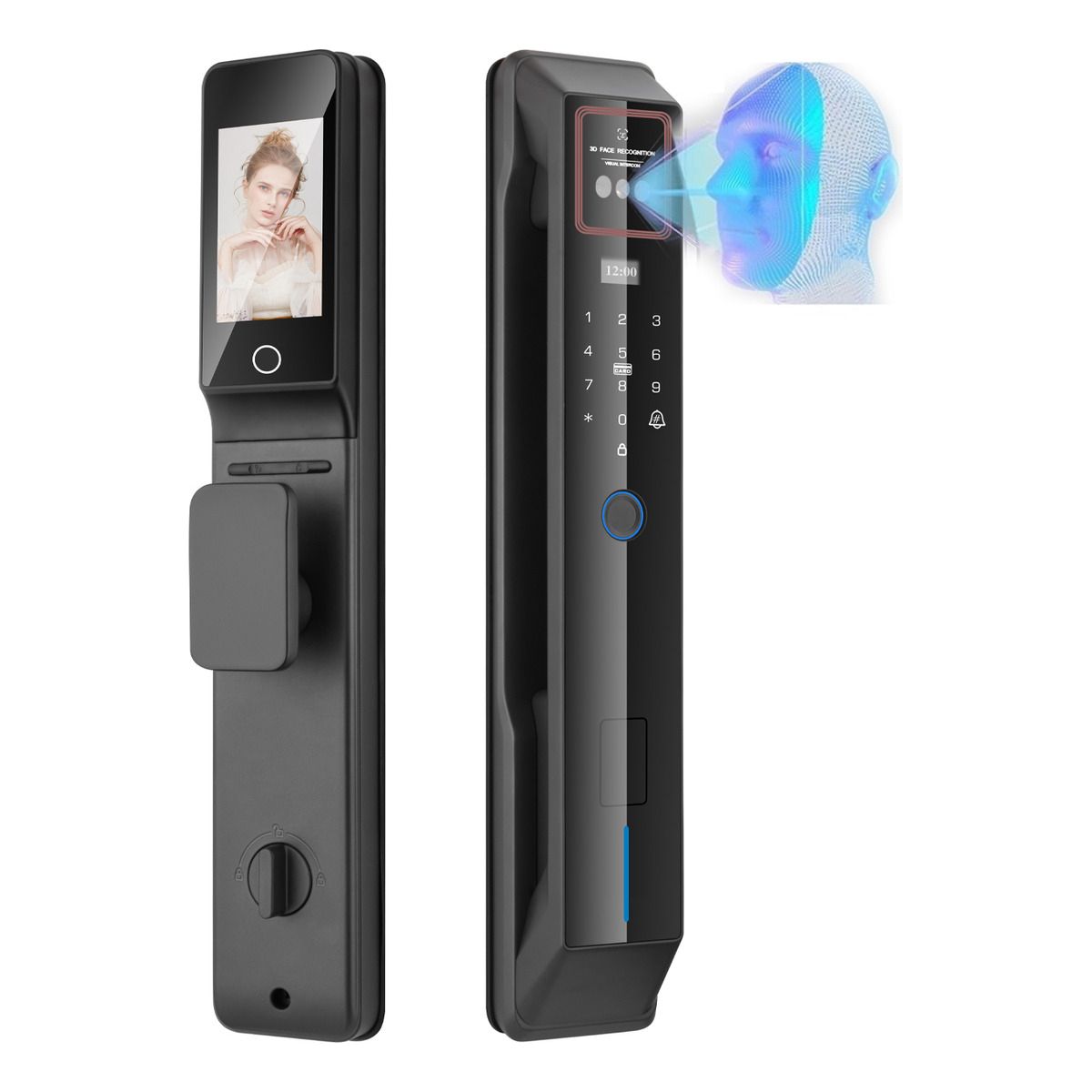 U BUY - Cerradura Inteligente Con Camara Wifi Tuya Versión Español