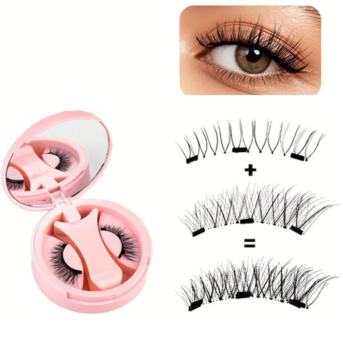 GENERICO - Pestañas magnéticas en estuche