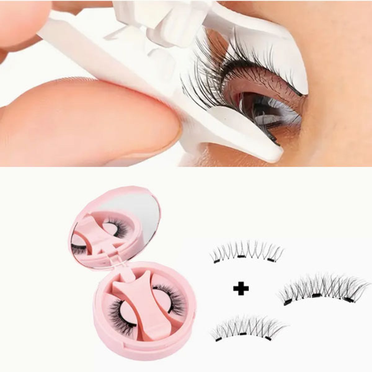 GENERICO - Pestañas magnéticas en estuche