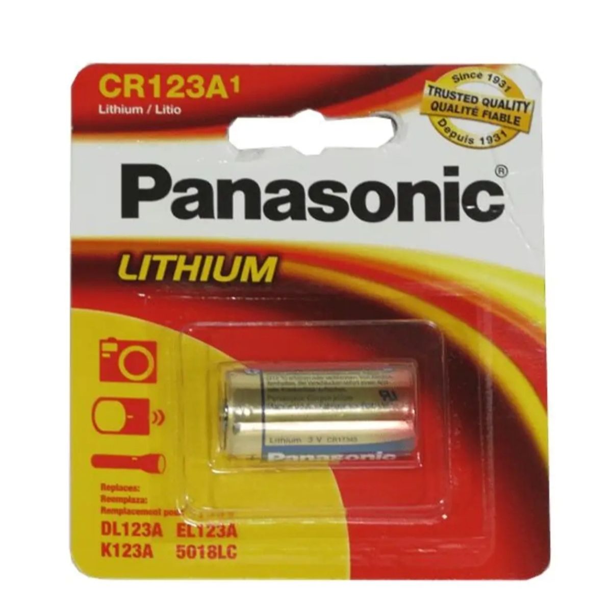 PANASONIC - PILA PANASONIC CR-123A
