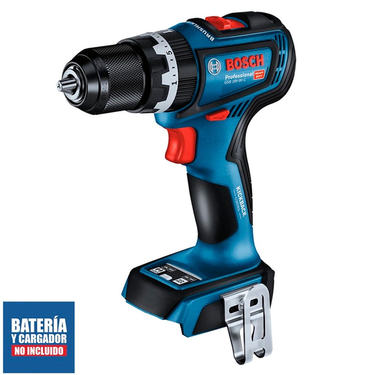 BOSCH - Taladro Atornillador Percutor Bosch GSB 18V-90 C SB