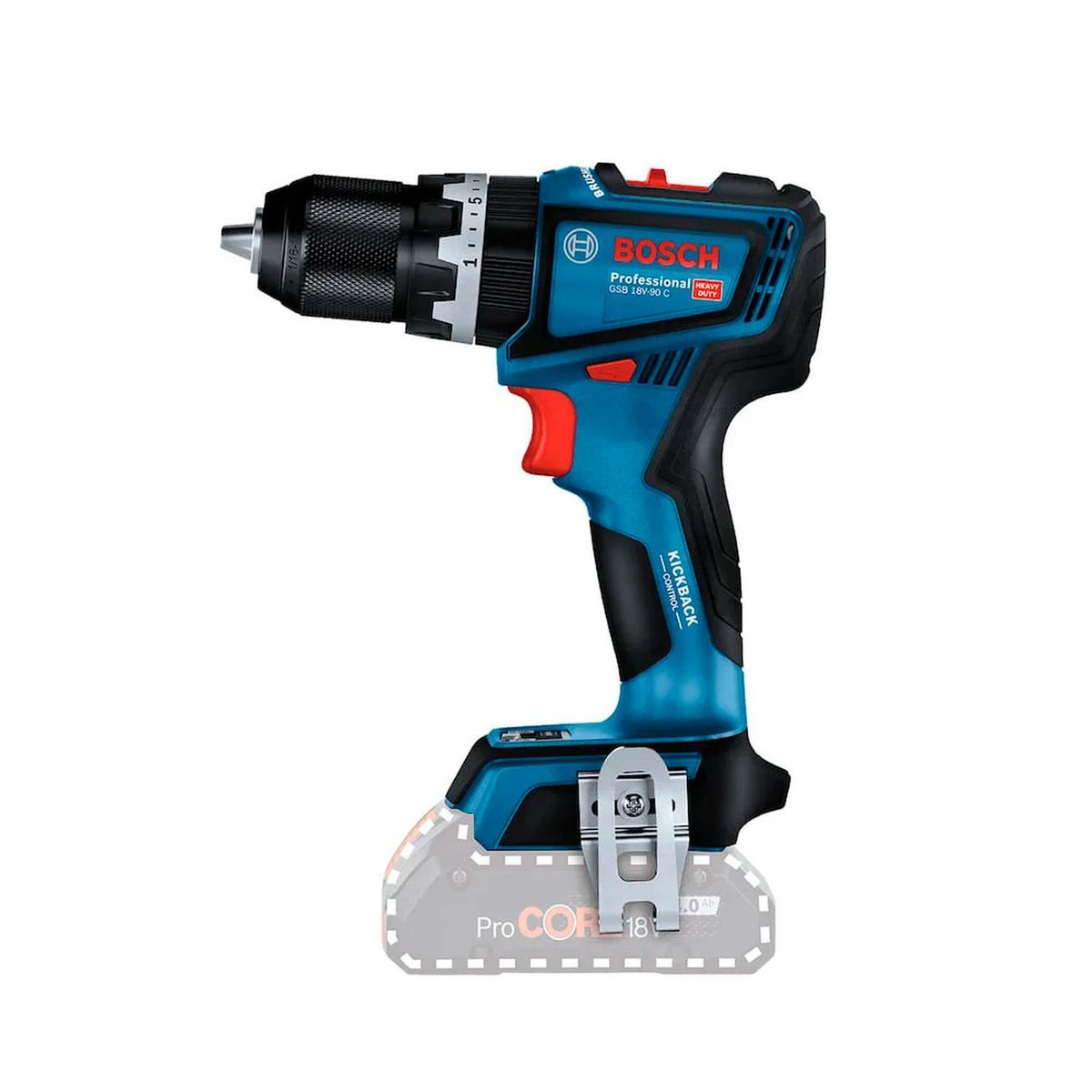 BOSCH - Taladro Atornillador Percutor Bosch GSB 18V-90 C SB