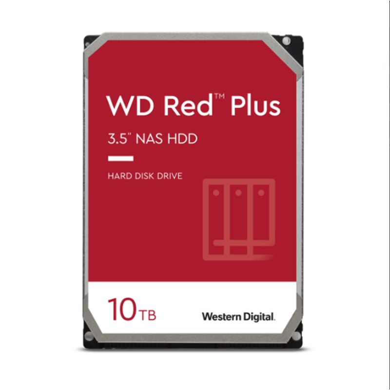 WESTERN DIGITAL - Disco Duro Western Digital WD Red Plus 10TB WD100EFGX