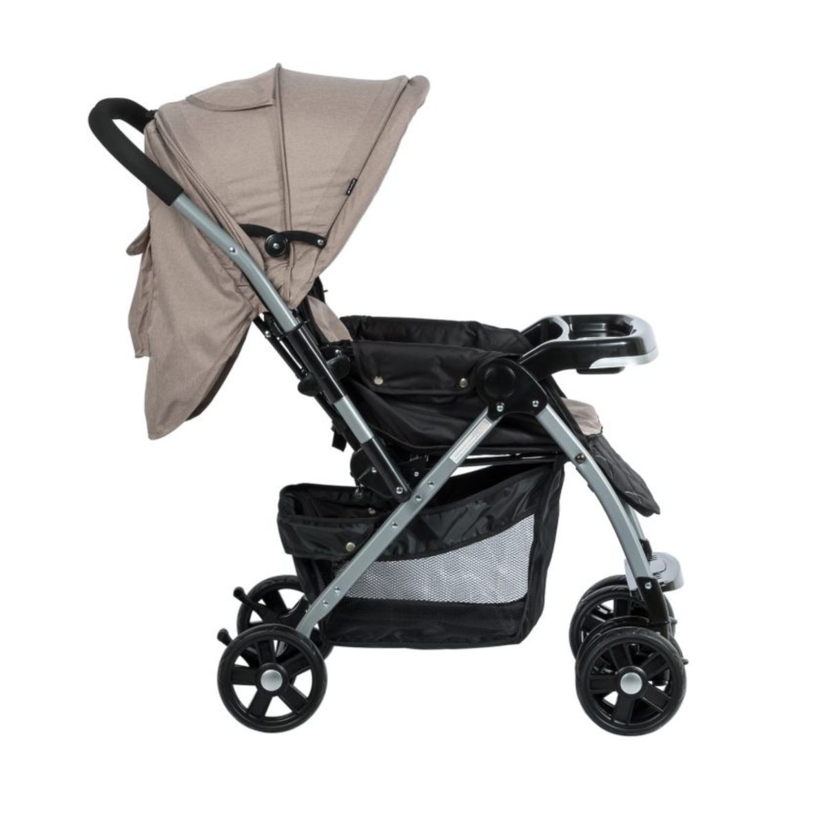 EBABY - Coche Cuna de paseo para Bebe con portavasos Blake Beige