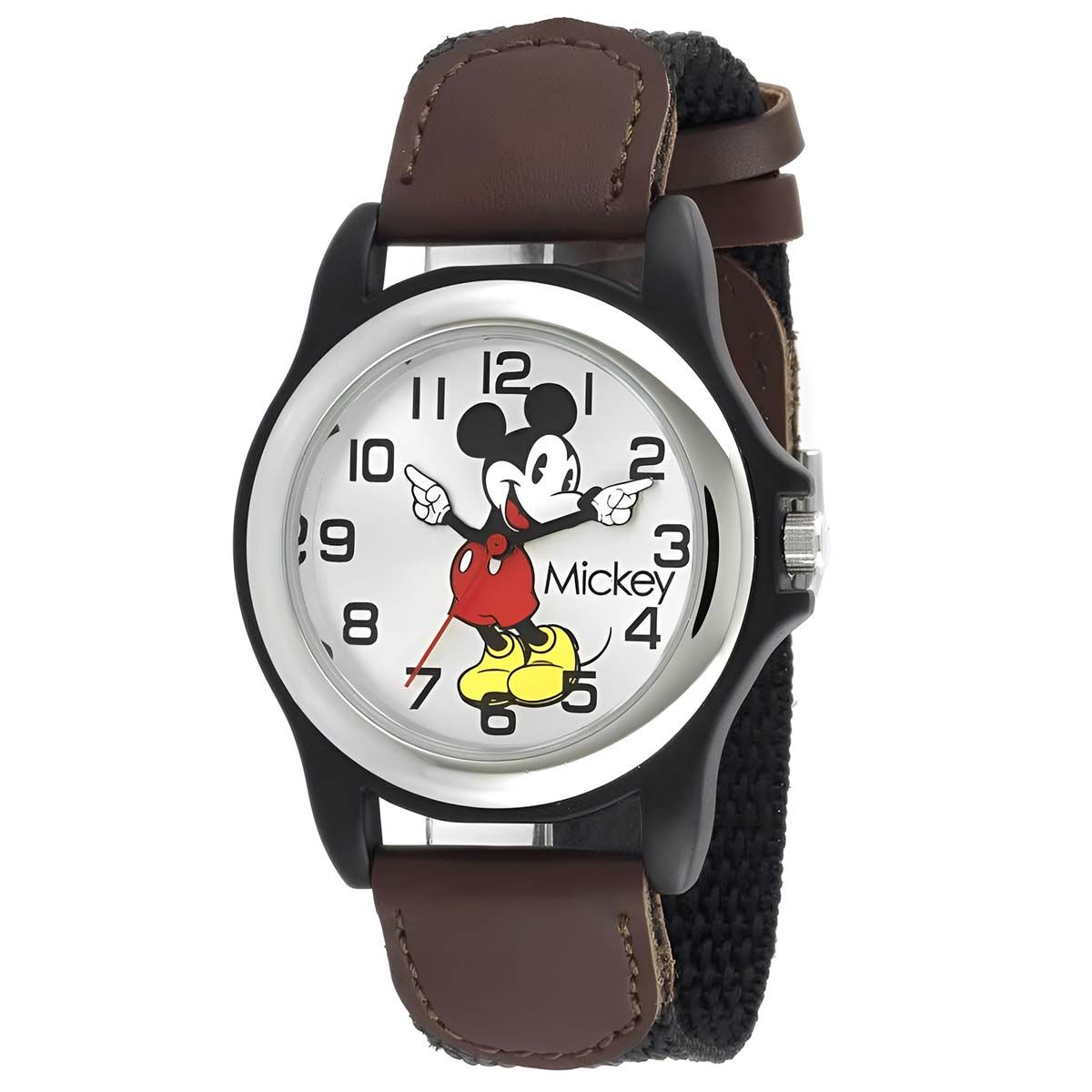 DISNEY - Reloj Mujer Disney Mickey Mouse Analógico Deportivo Negro MCK620