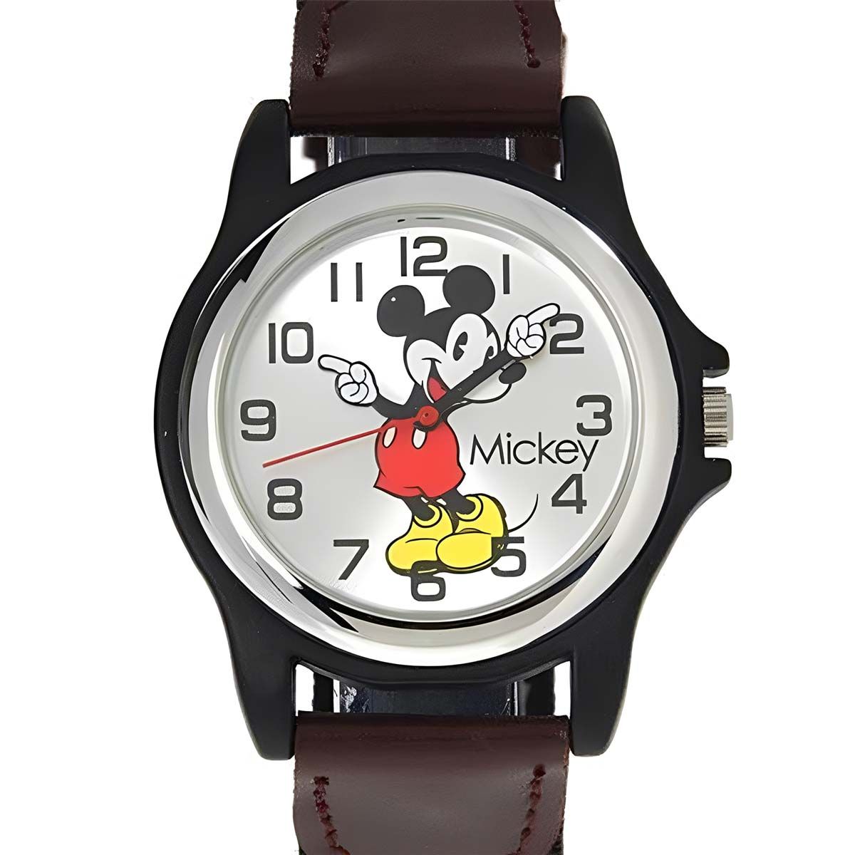 DISNEY - Reloj Mujer Disney Mickey Mouse Analógico Deportivo Negro MCK620