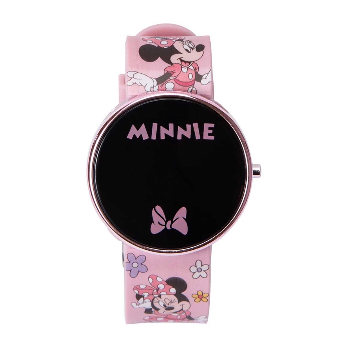 DISNEY - Reloj Infantil Disney Minnie Mouse Digital LED Rosado MN4546