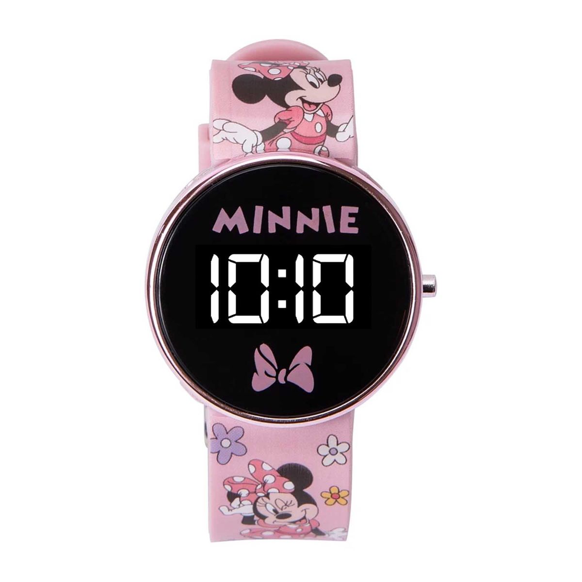 DISNEY - Reloj Infantil Disney Minnie Mouse Digital LED Rosado MN4546