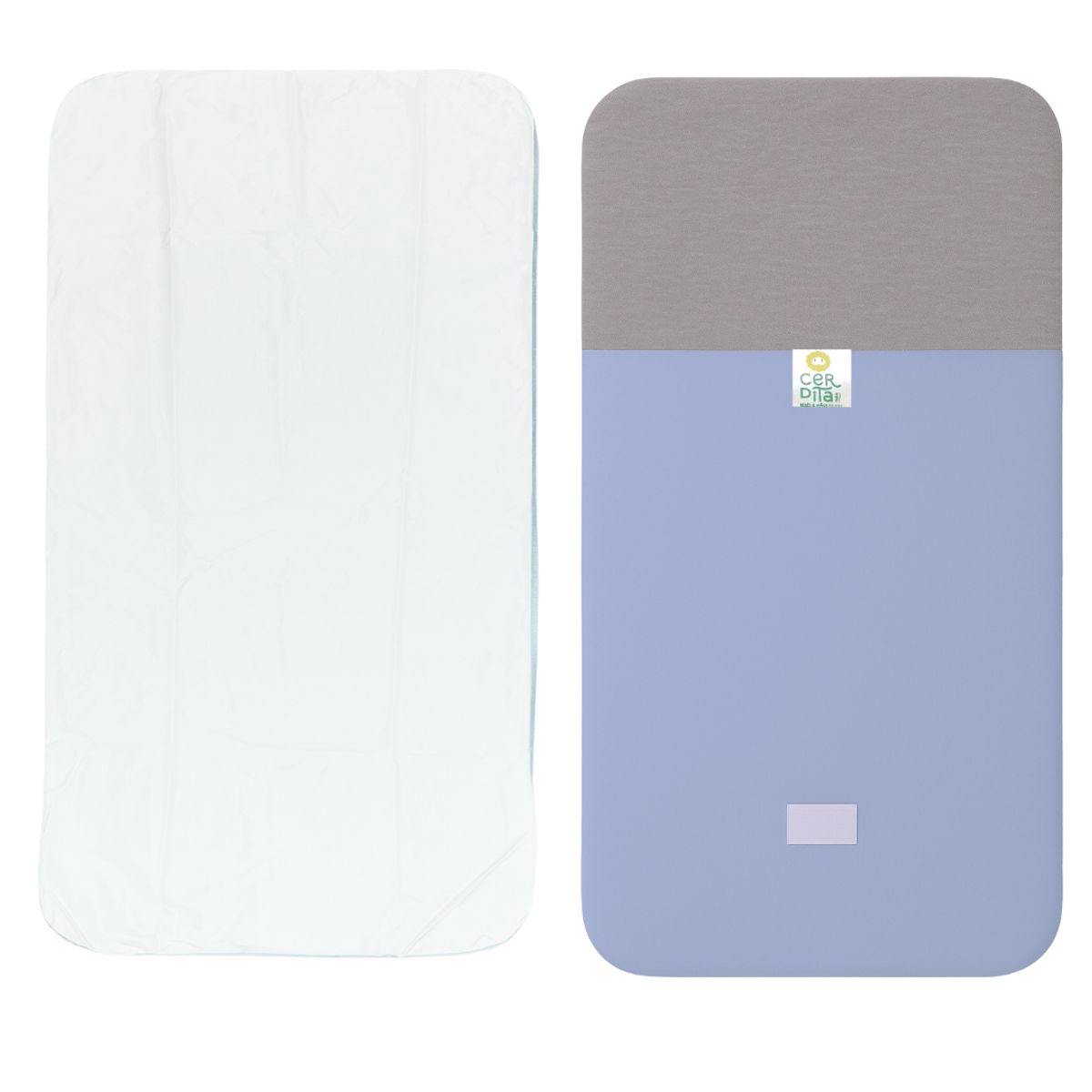 GENERICO - Cambiador de pañal Portátil  para Bebés Azul acero