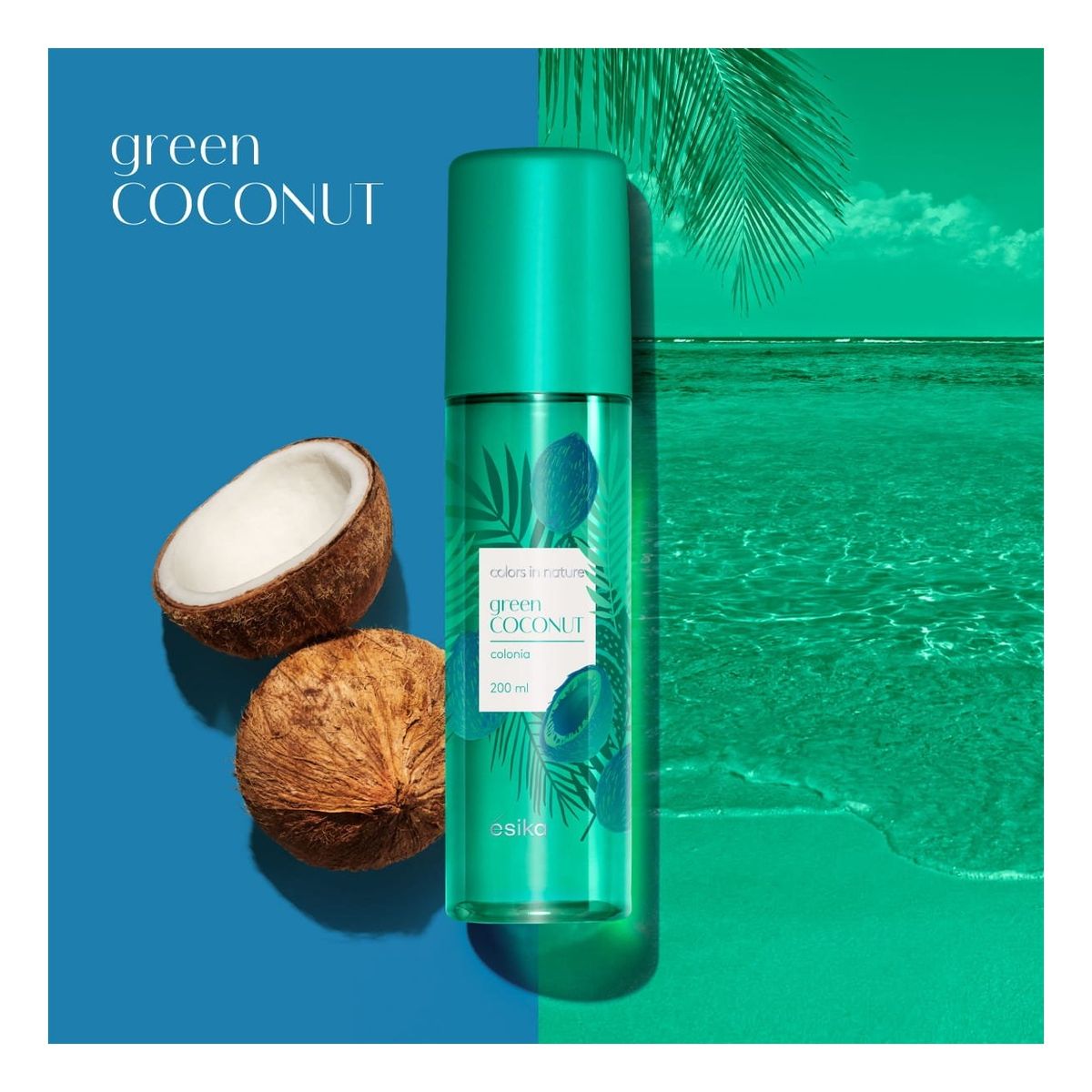 ESIKA - Perfume Colors in Nature Green Coconut ésika