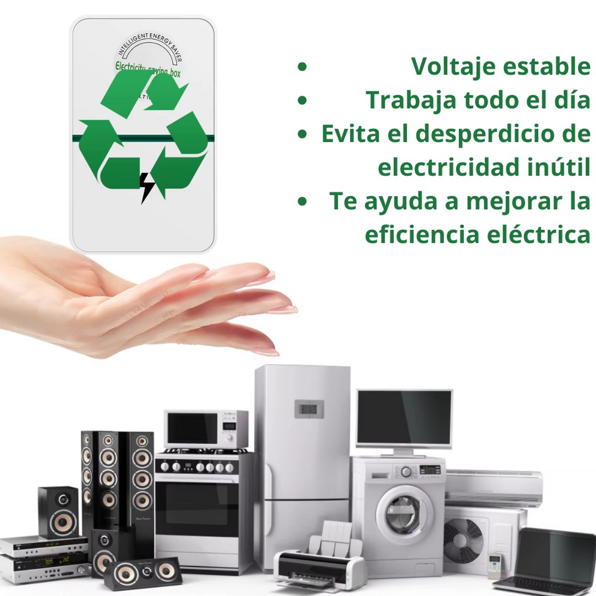 GENERICO - AHORRADOR DE ENERGÍA ELÉCTRICA 30KW PARA HOGAR Y NEGOCIO