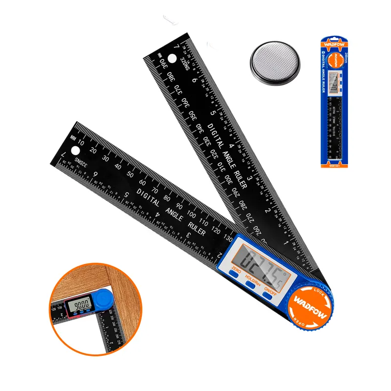 GENERICO - Regla Digital Transportador 360° Con Pantalla Lcd Precisa