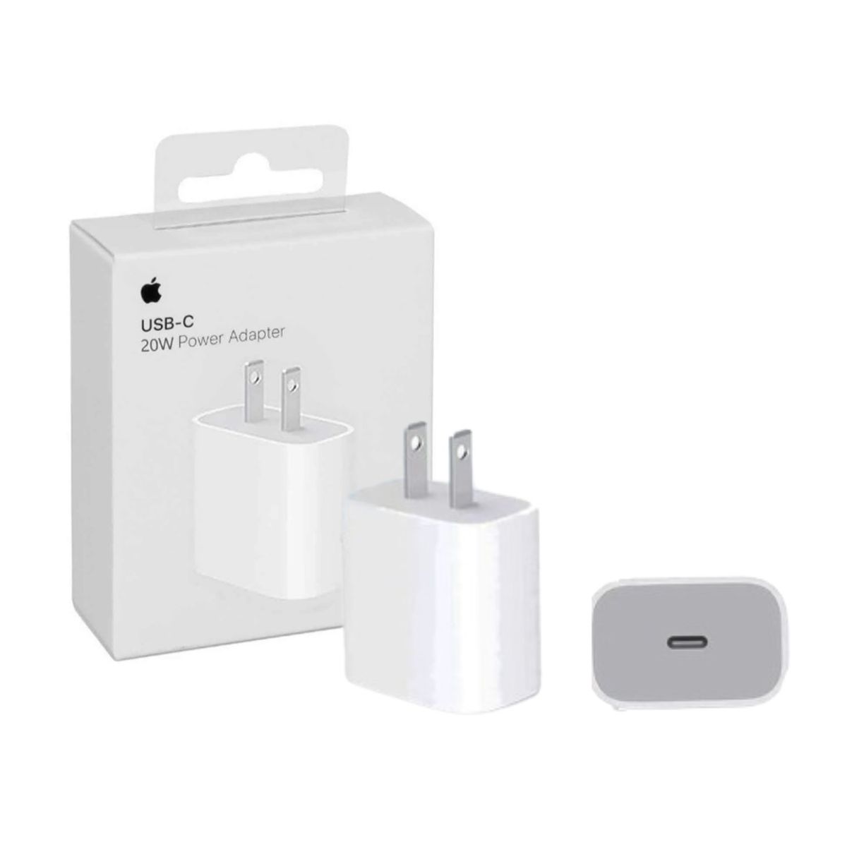 APPLE - Cargador Apple Original USB-C 20W carga rápida Blanco