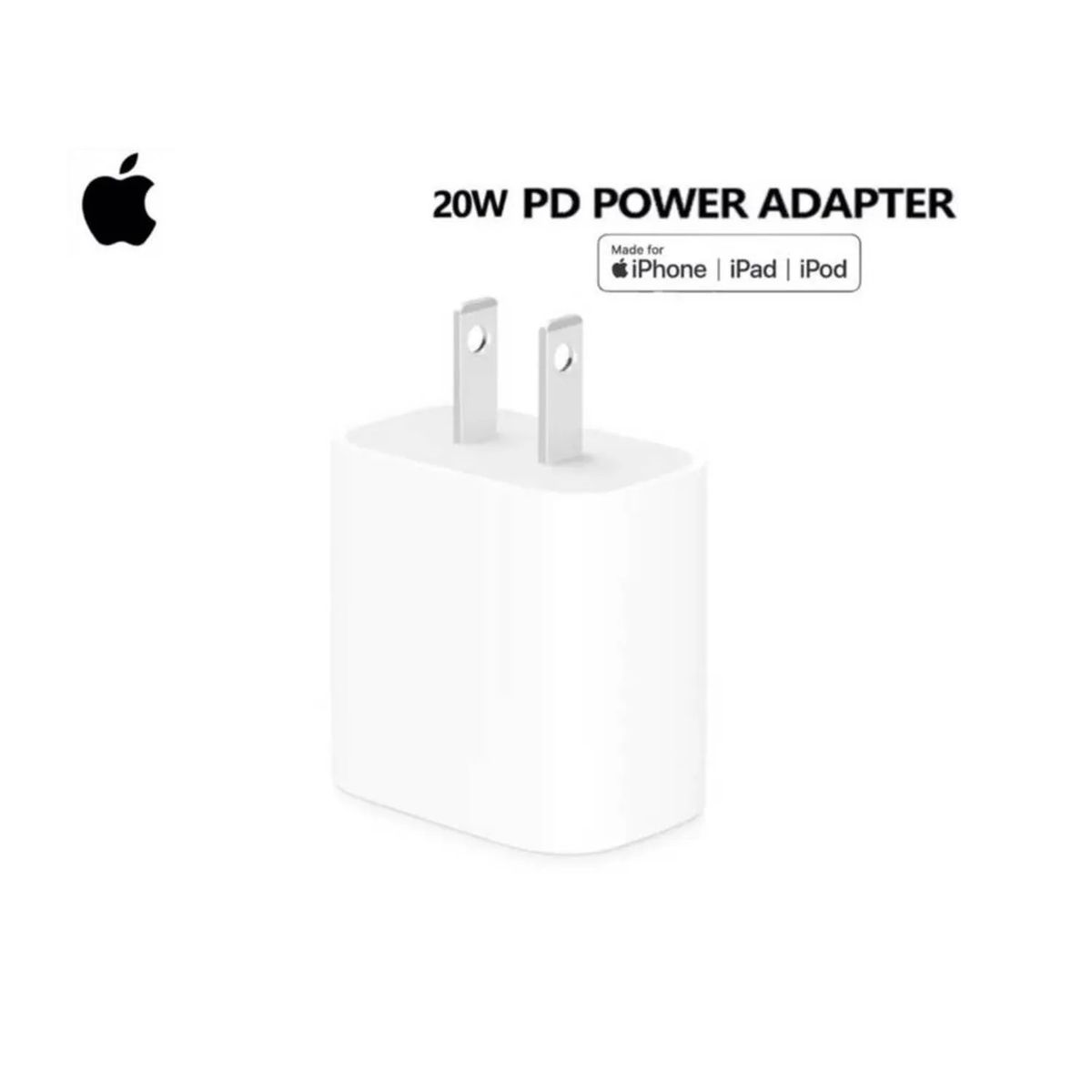APPLE - Cargador Apple Original USB-C 20W carga rápida Blanco