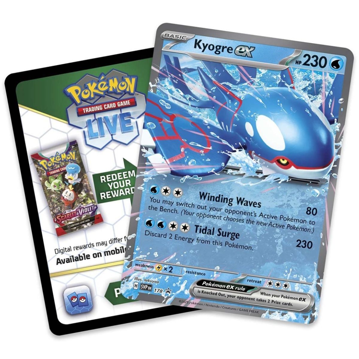 POKEMON - Cartas Pokemon TCG Azure Legends Tin Kyogre Ex Español