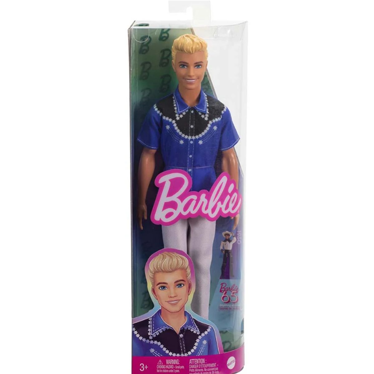 BARBIE - Barbie Muñeco - Ken Fashionista con Cabello Rubio
