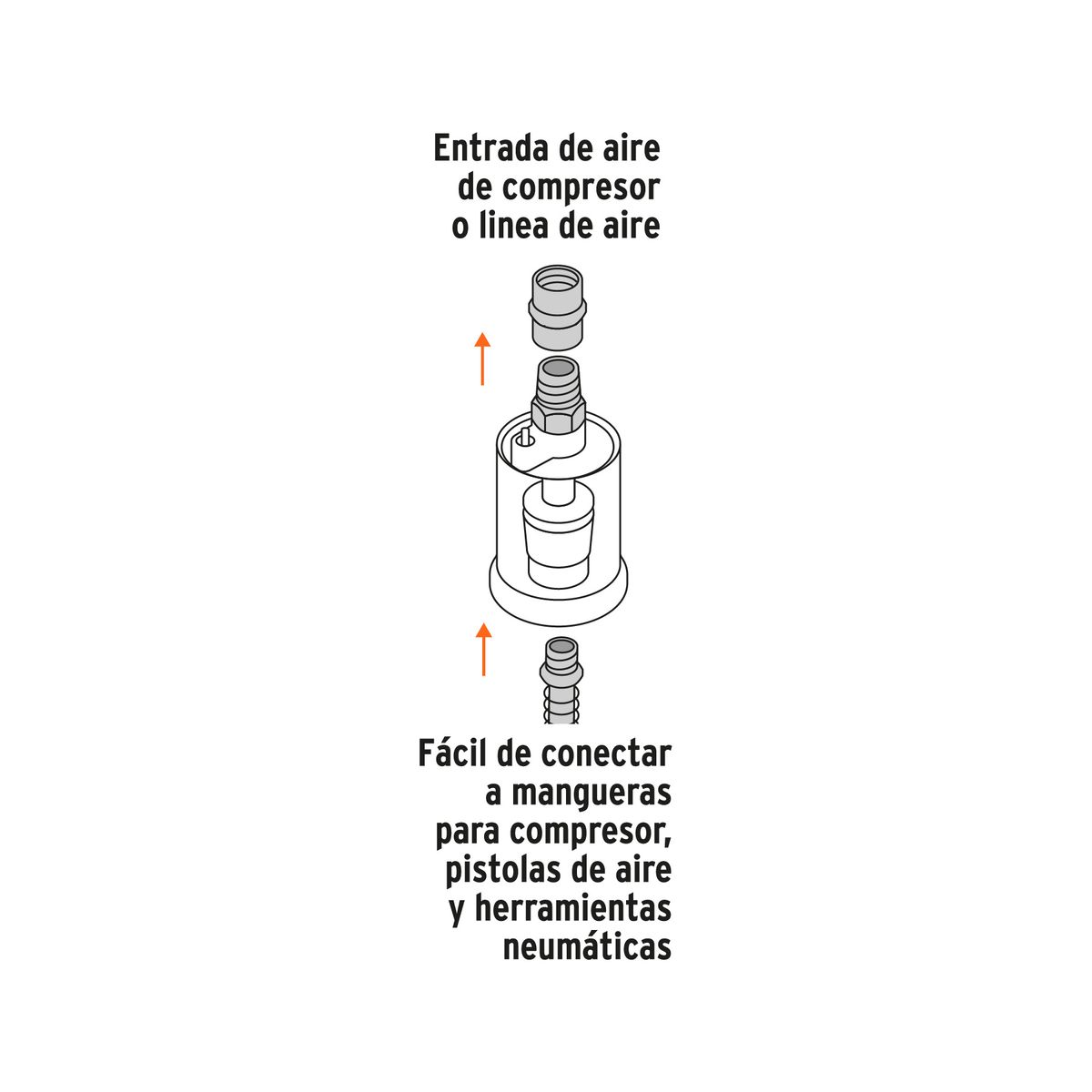 TRUPER - Filtro Separador Agua/Aceite 1/4" Npt  Truper 19027