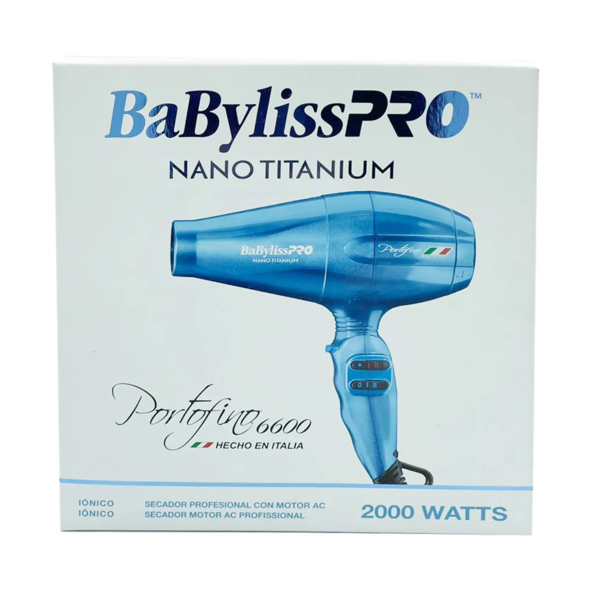 BABYLISS PRO - Secadora BaBylissPRO Portofino Azul