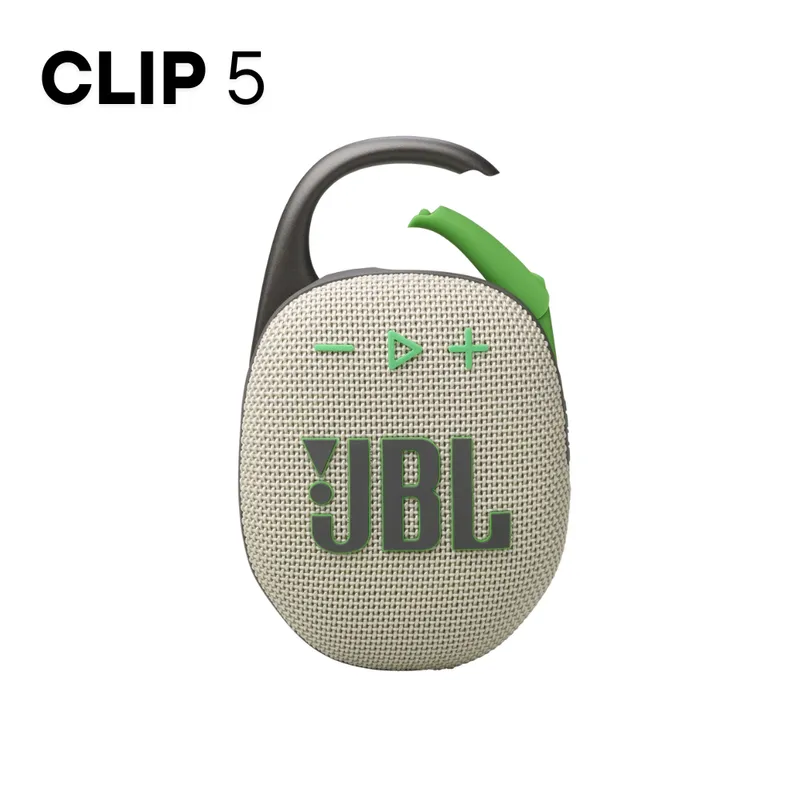 JBL - JBL Clip 5 Parlante Bluetooth IP67 con Auracast Hasta 12h - SAND