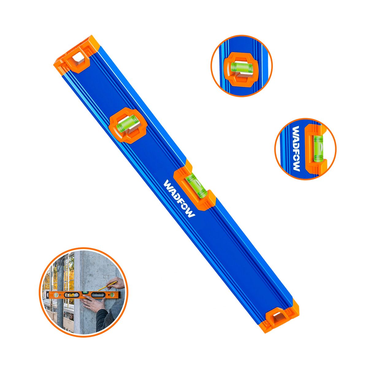 GENERICO - Nivel Magnético 60 Centímetros Compacto Y Preciso - Wsl2g60