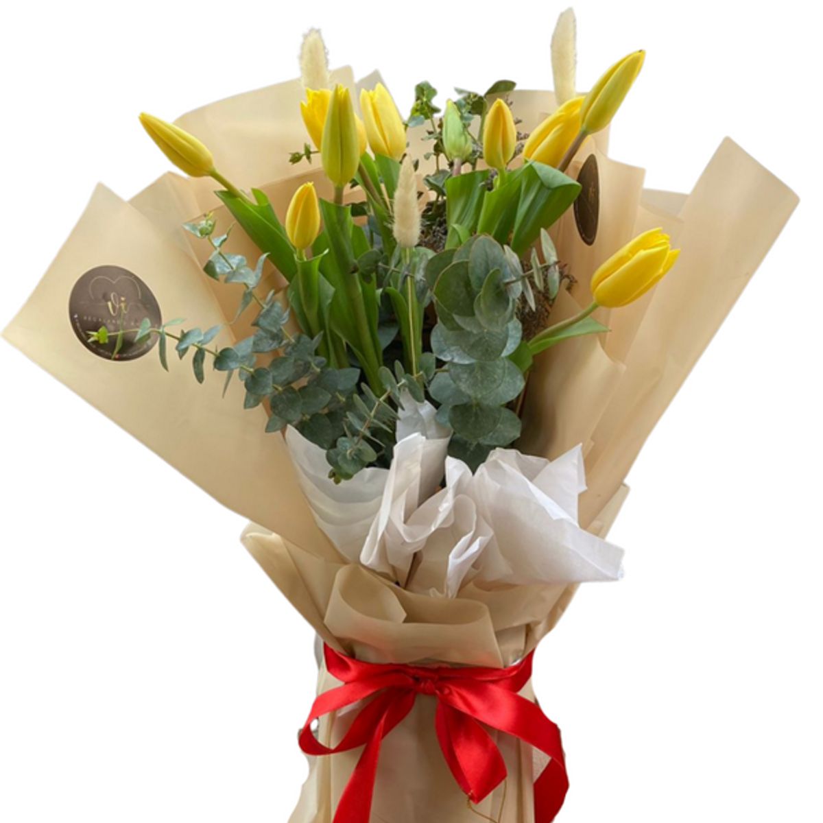 GENERICO - Ramo Elena - Flores Amarillas - Tulipanes Amarillas- ramo de flores