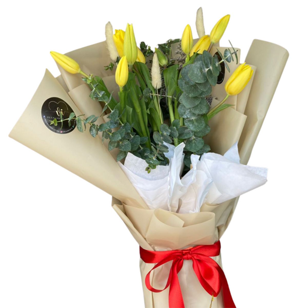 GENERICO - Ramo Elena - Flores Amarillas - Tulipanes Amarillas- ramo de flores