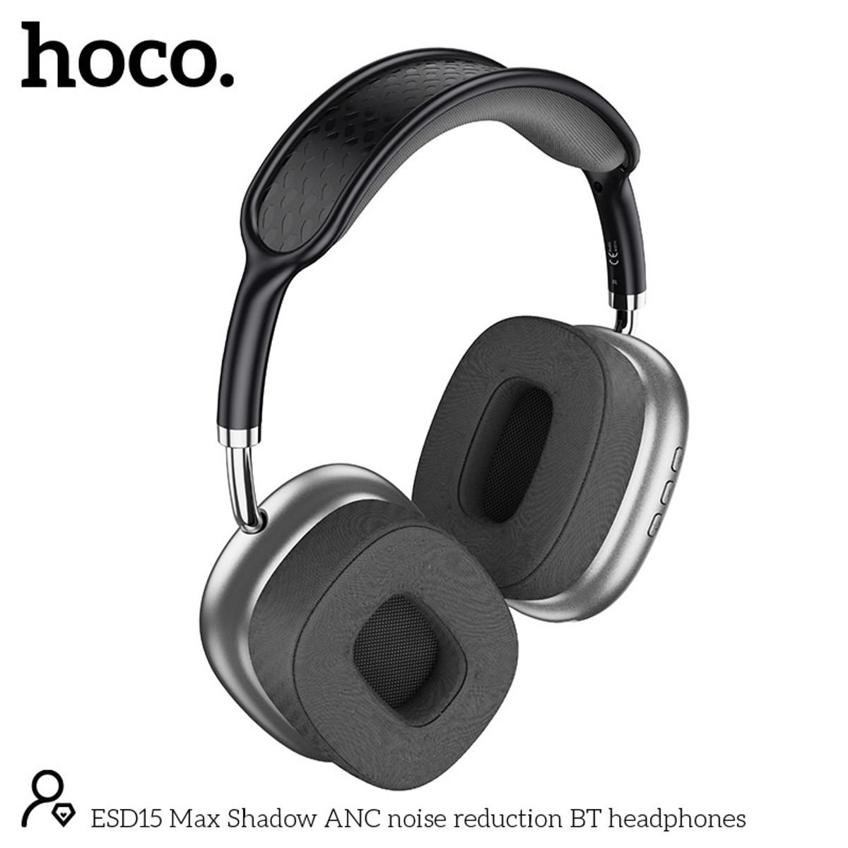 HOCO - Audifonos Bluethoot Hoco Esd15 Max Con Anc - Negro Negro