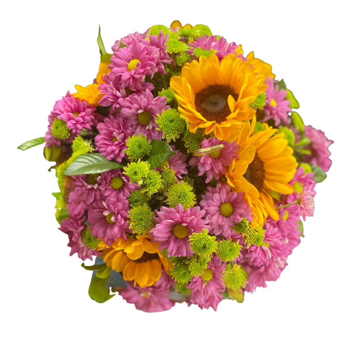 GENERICO - Canasta Marite - Flores Amarillas - Girasoles- ramo de flores