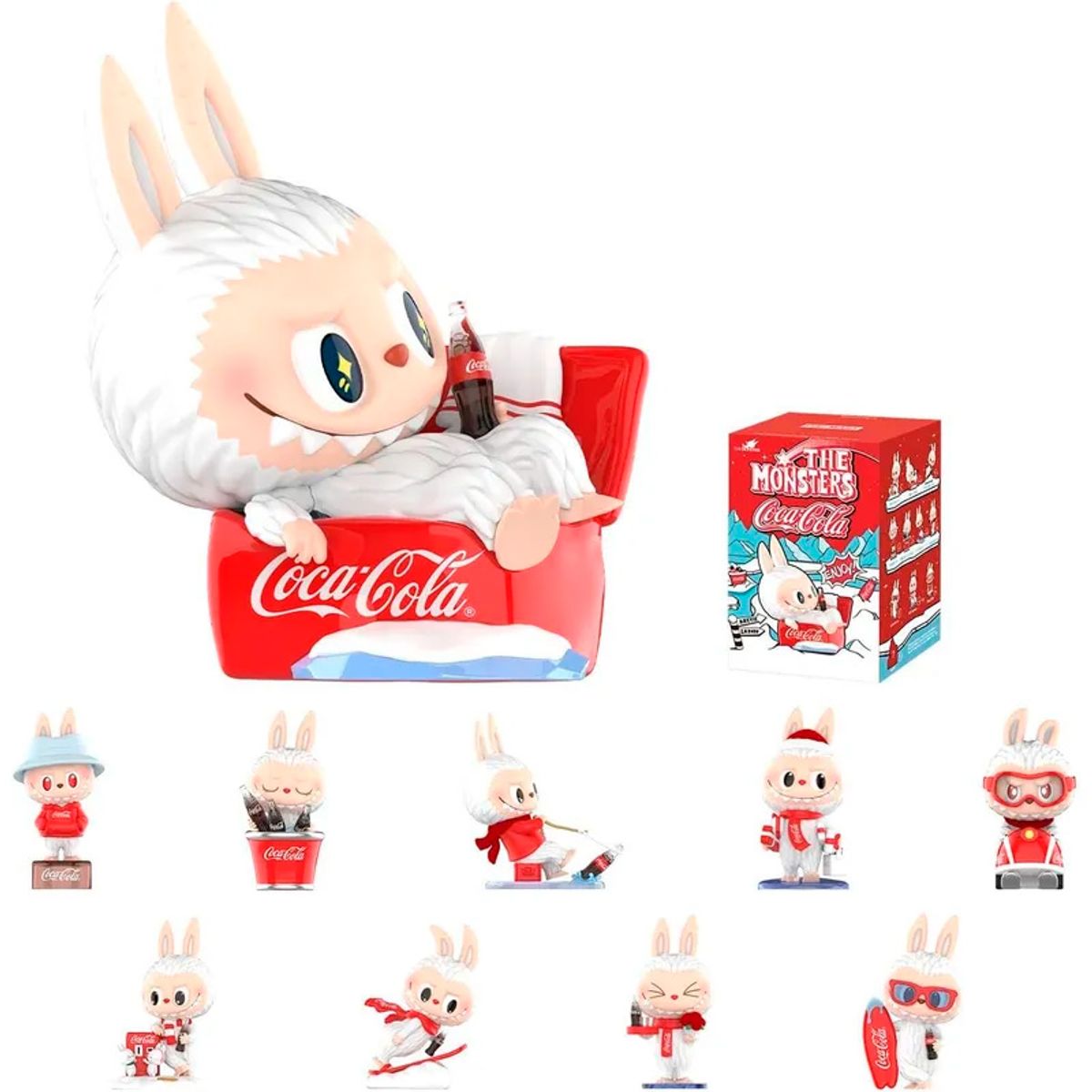GENERICO - ORIGINAL POP MART MONSTERS COCA COLA BLIND BOX