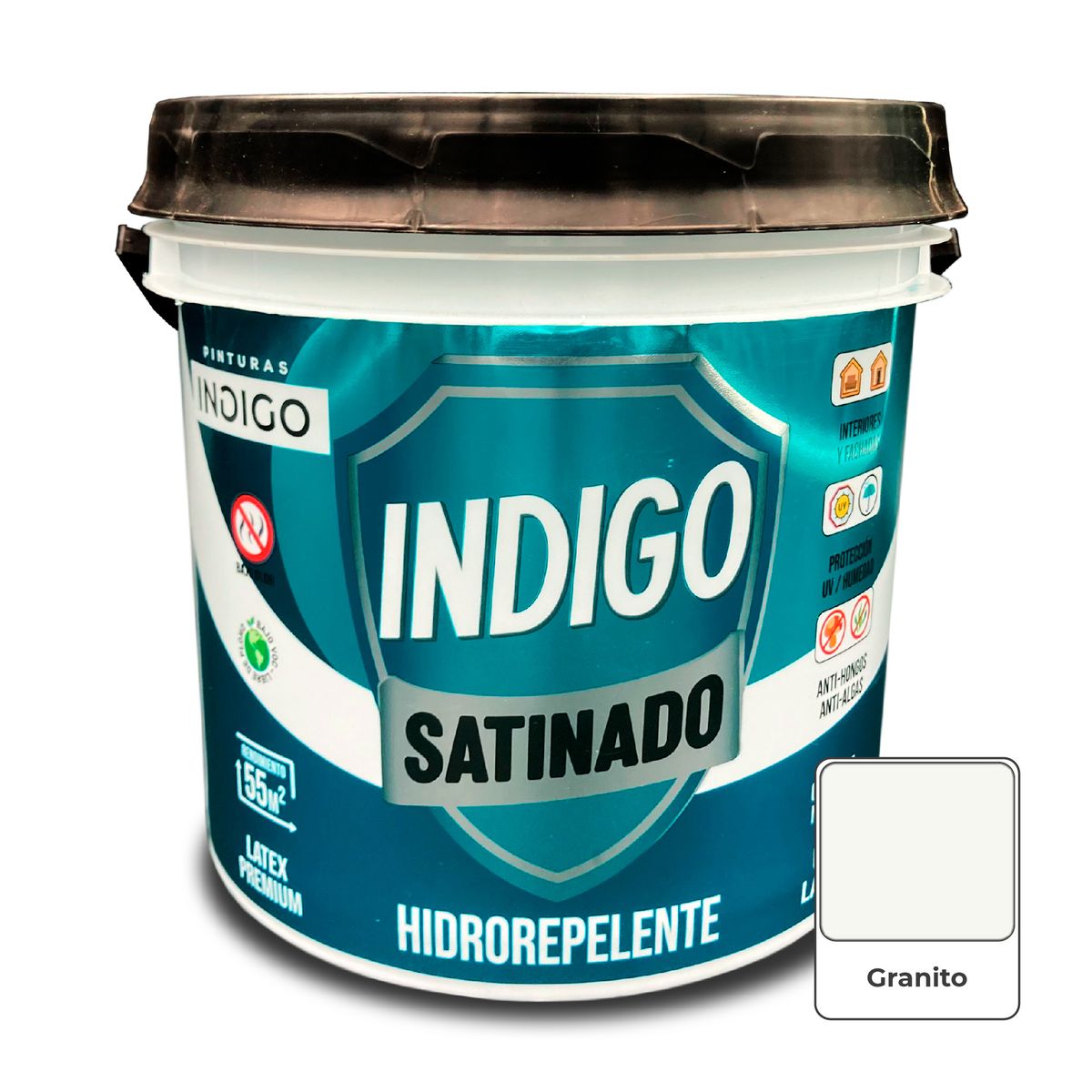 PINTURAS INDIGO - Látex INDIGO SATINADO Granito