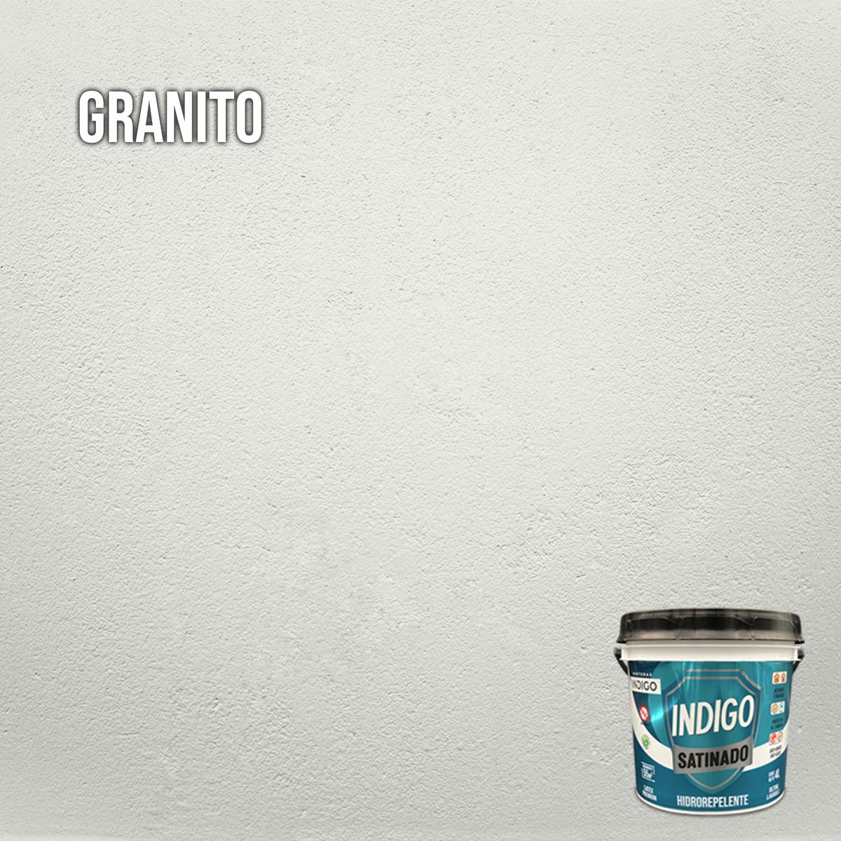 PINTURAS INDIGO - Látex INDIGO SATINADO Granito